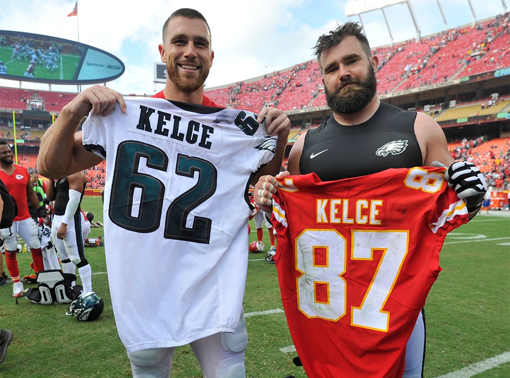 Jason Kelce verteidigt Travis Kelce vor der Kritik am Spieltag von Taylor Swift