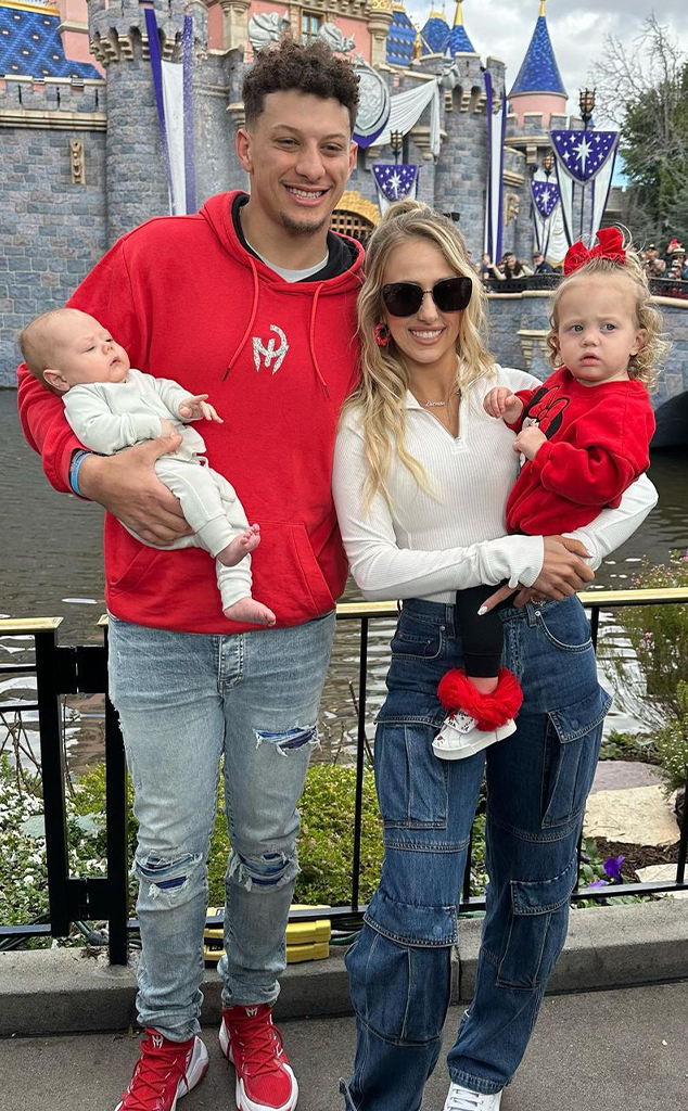Patrick Mahomes' Daughter Cuddles Baby Brother on 2nd Birthday