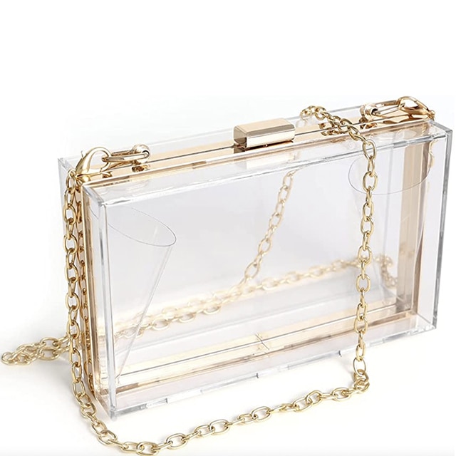 Elegant Clear Clutch - Handbags