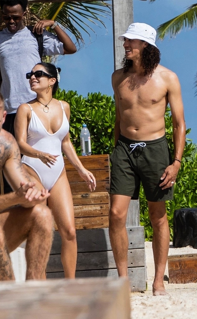 Photos from Vanessa Hudgens and Cole Tucker Hit the Beach After