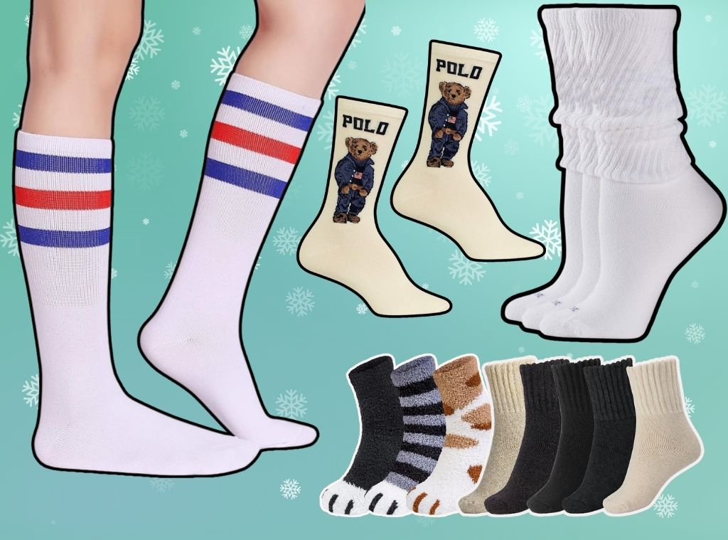HUE Women's Legging & Sock Cozy Giftbox