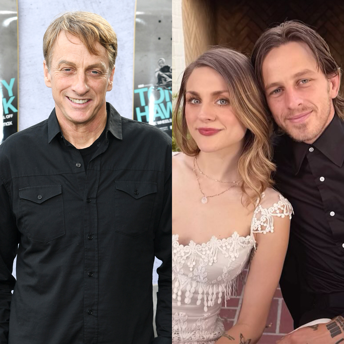 Tony Hawk shares first photo from son Riley's wedding to Frances