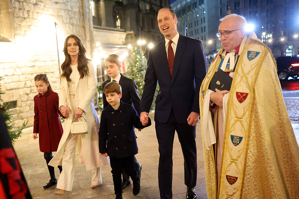 Prince William, Prince Louis, Princess Charlotte, Prince George, Kate Middleton, Pre-Christmas 2023 Event