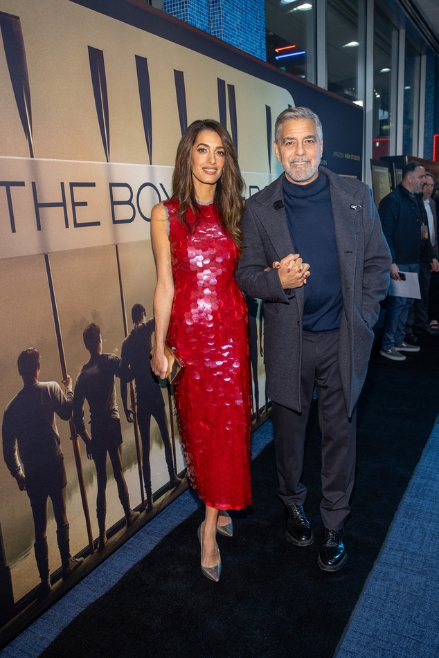 George Clooney, Amal Clooney, MGMs Seattle Community Screening Of The Boys In The Boat