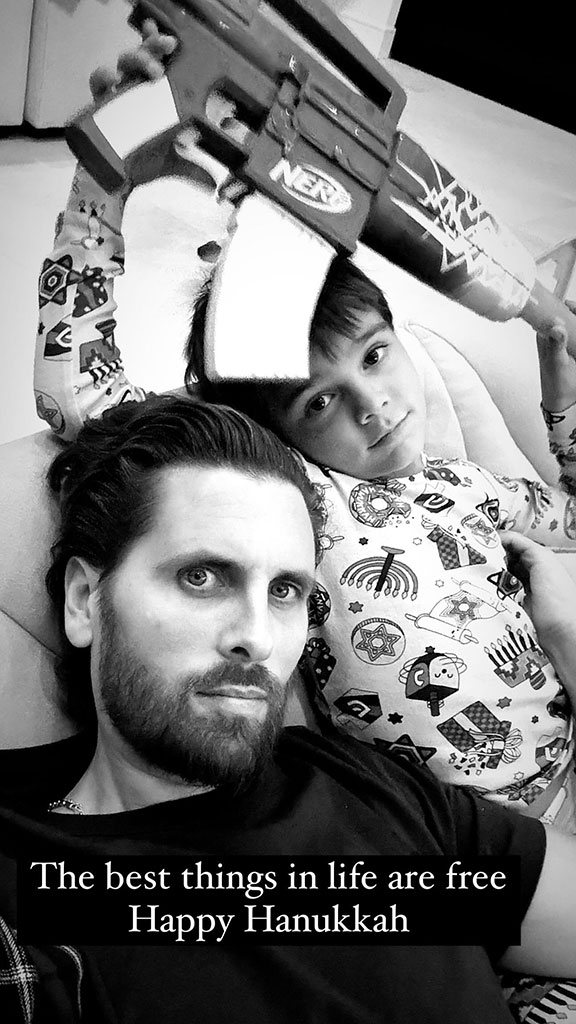 Scott Disick, Reign Disick, Hanukkah 2023, Instagram