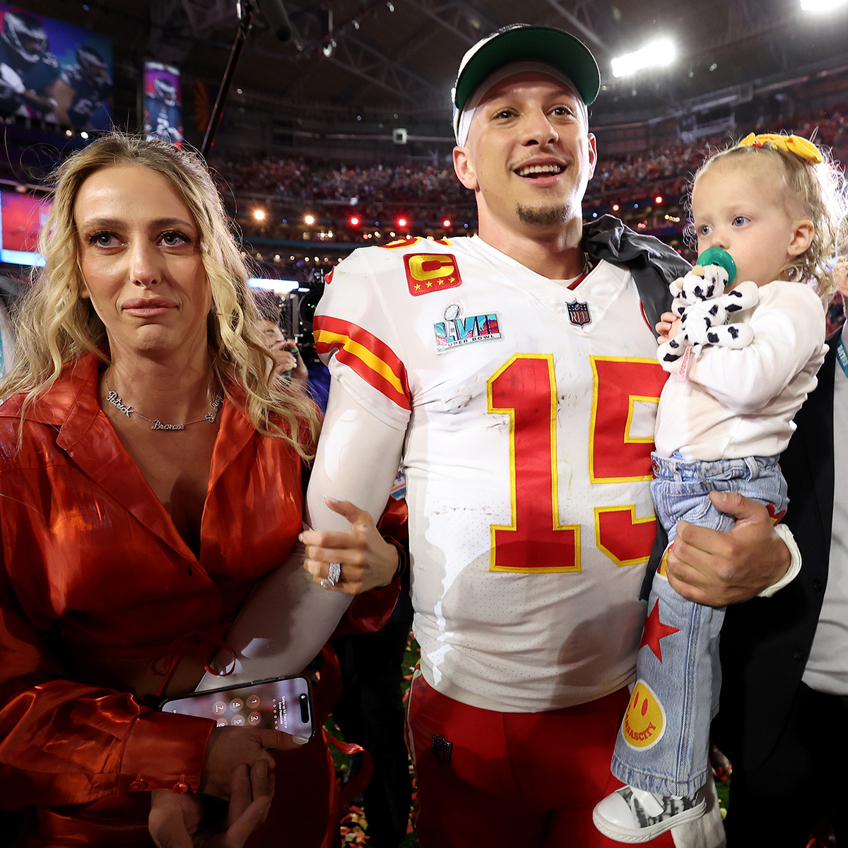 Patrick Mahomes' Daughter Cuddles Baby Brother on 2nd Birthday