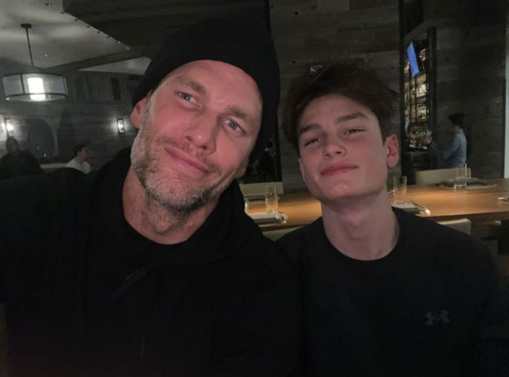 Jack, el hijo de Tom Brady, es su verdadero doble en una nueva foto