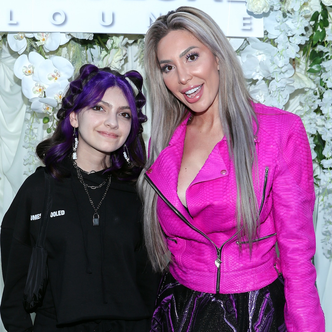Farrah Abraham Shares Video of Daughter Sophia Getting Facial Piercings for Her 14th Birthday – E! Online