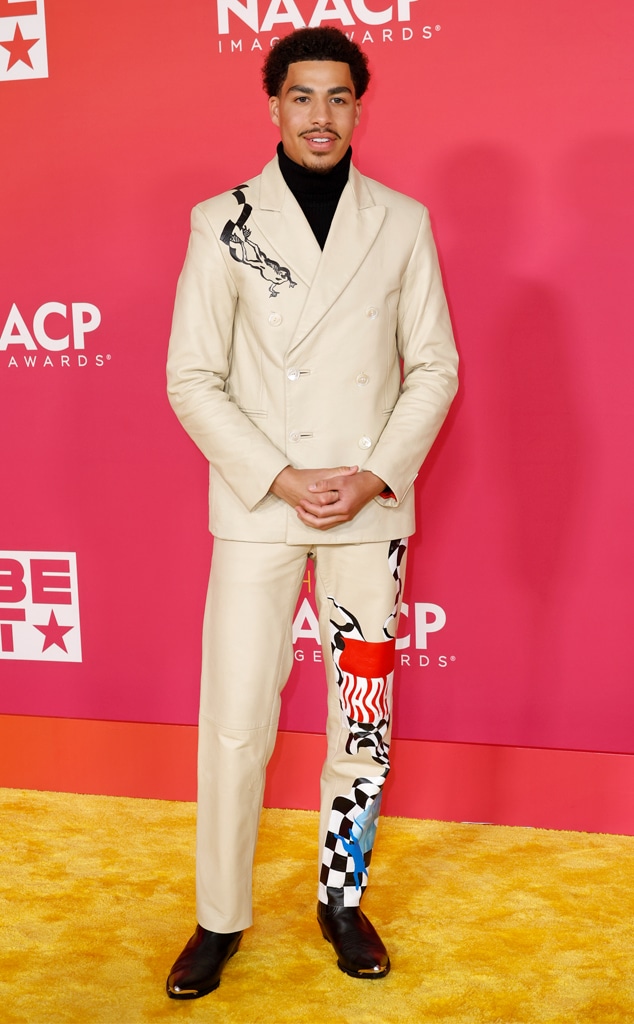 Marcus Scribner, 2023 NAACP Image Awards, red carpet arrivals