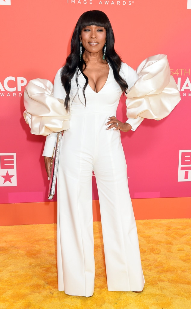 Angela Bassett, 2023 NAACP Image Awards, red carpet arrivals