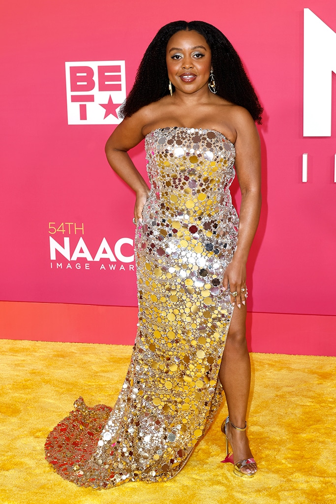Quinta Brunson, 2023 NAACP Image Awards, red carpet arrivals