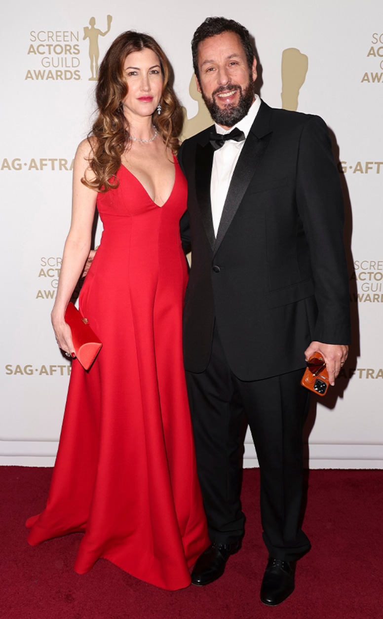 Jackie Sandler, Adam Sandler, 2023 SAG Awards, Screen Actors Guild Awards,Couples