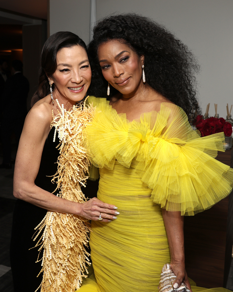 Michelle Yeoh and Angela Bassett, 2023 SAG Awards, Screen Actors Guild Awards, Reunions