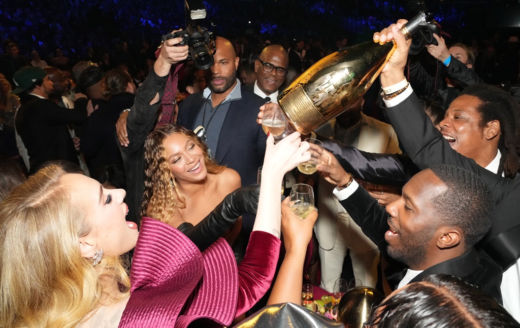 Adele, Beyoncé, Jay-Z, Rich Paul, 2023 Grammy Awards, Show, Behind the Scenes