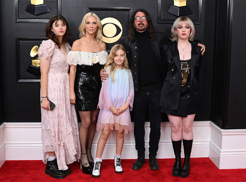 Dave Grohl, Family, 2023 Grammy Awards, Arrivals