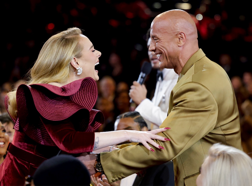 Dwayne Johnson Reveals How He Pulled Off That Grammys Adele Surprise