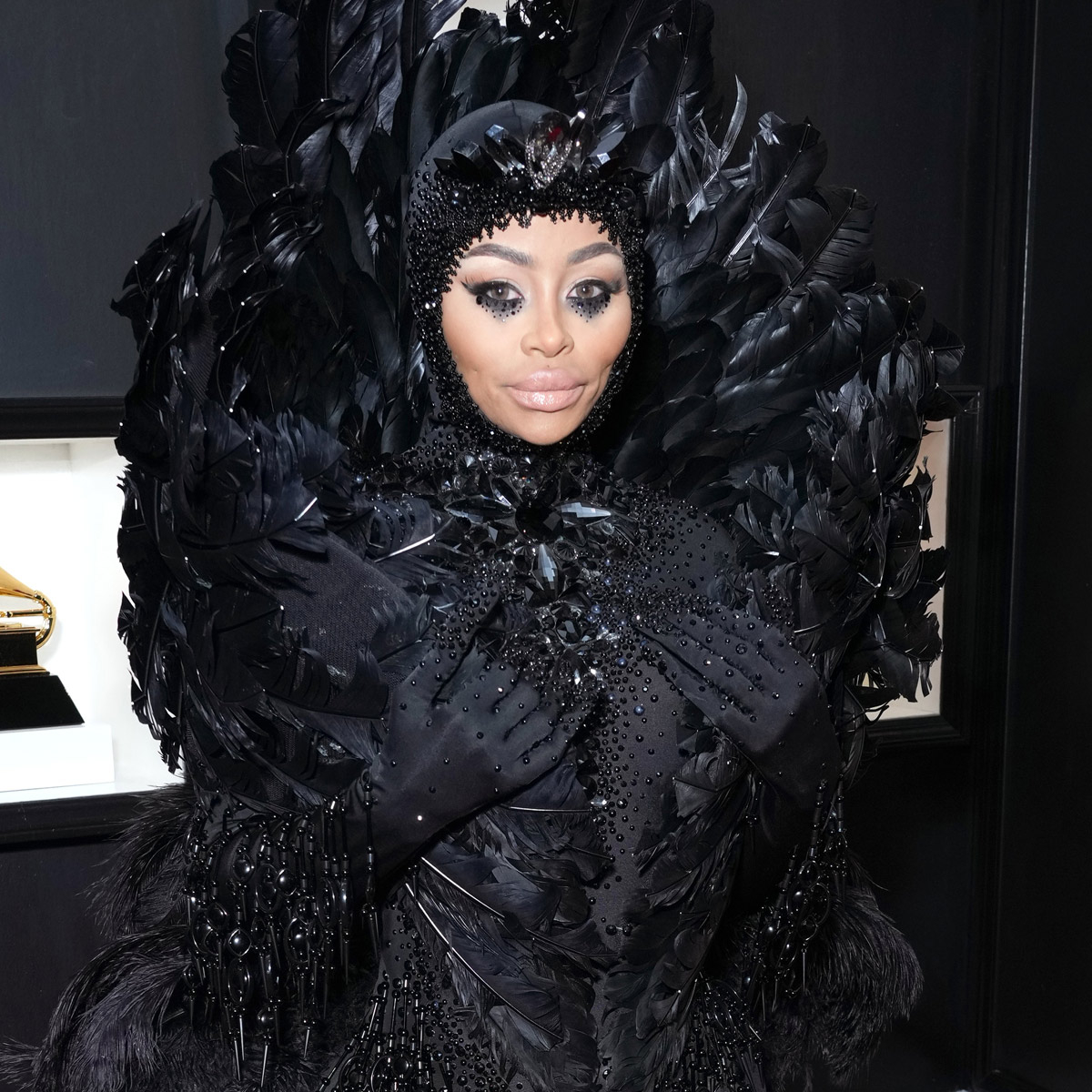 Blac Chyna Goes Pantsless in Extravagant Gothic Look at 2023 Grammys ...