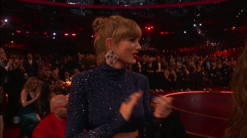Taylor Swift, Clapping for Harry Styles, 2023 Grammy Awards, Show