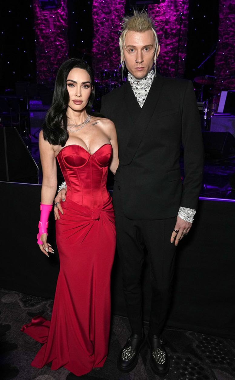 Pre-GRAMMY Gala, Megan Fox, Machine Gun Kelly