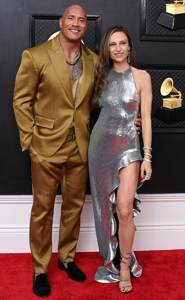 Dwayne Johnson, Lauren Hashian, 2023 Grammy Awards, Arrivals, Couples