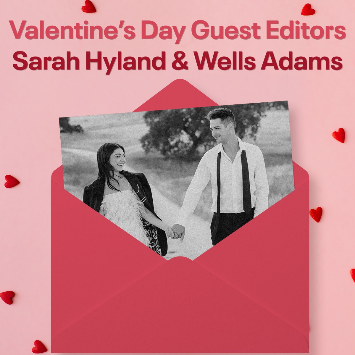 E-Comm: Valentine's Day Gift Guide, Sarah Hyland, Wells Adams