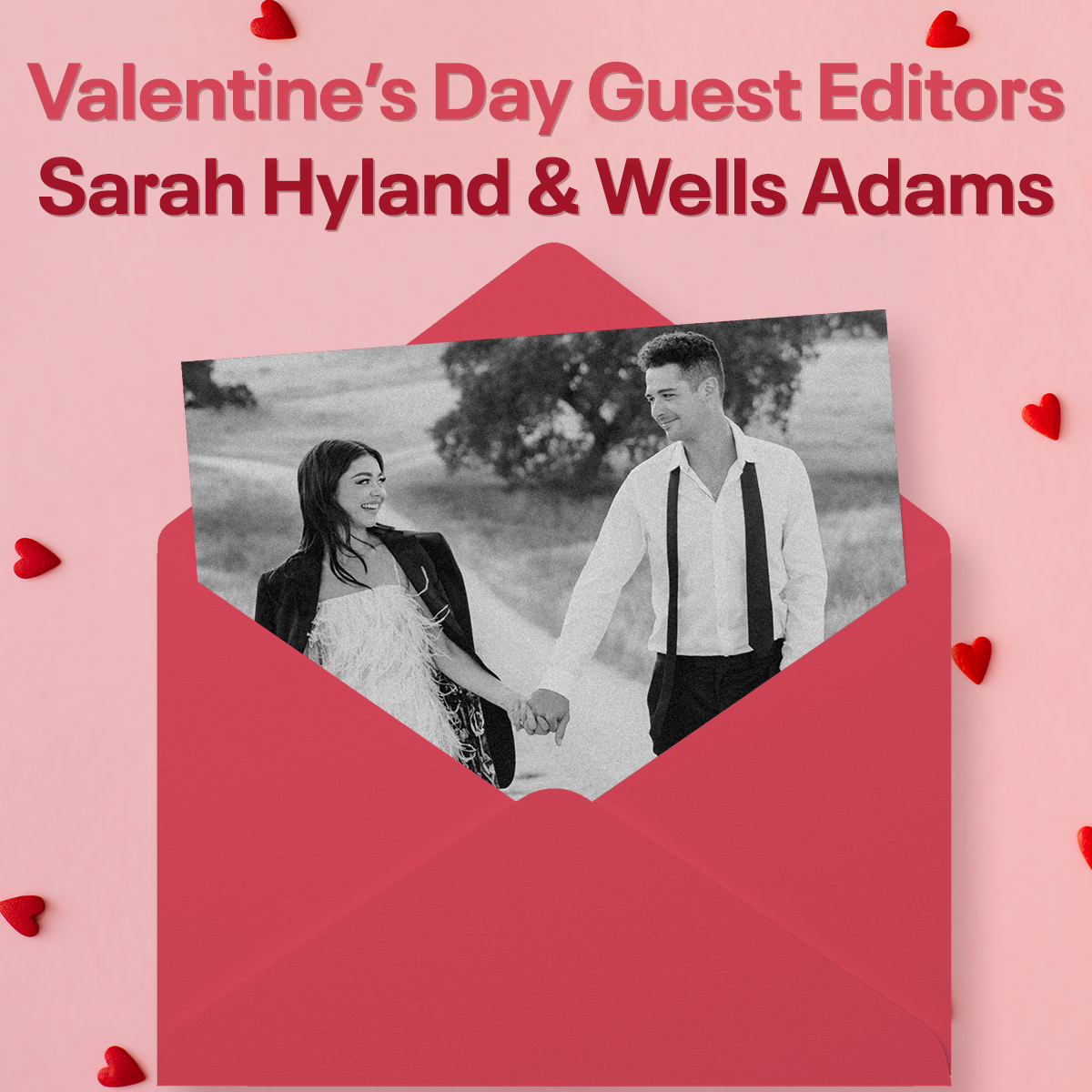 E! Valentine’s Day Guest Editors Sarah Hyland and Wells Adams Share Beauty and Self-Care Gift Ideas – E! Online
