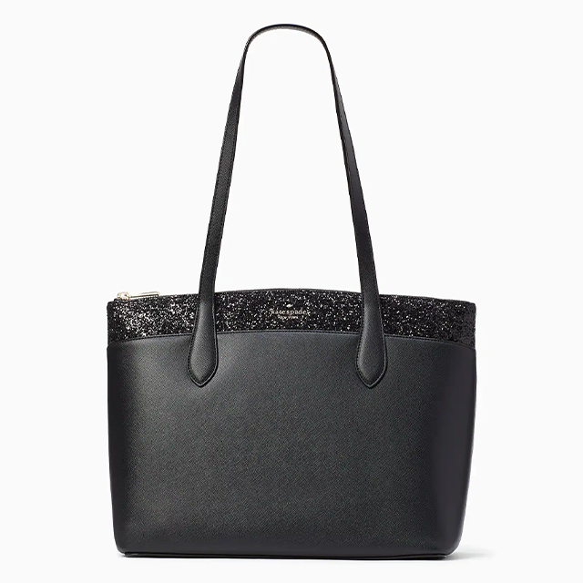 セール☆kate spade Flashグリッタートップジップトートバッグ Kate Spade Surprise Flash Sale: Score This $359 Glitter Tote