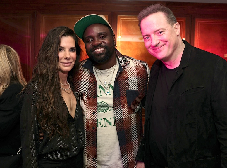 2023 Pre-Oscar CAA Party, Sandra Bullock, Brian Tyree Henry, Brendan Fraser