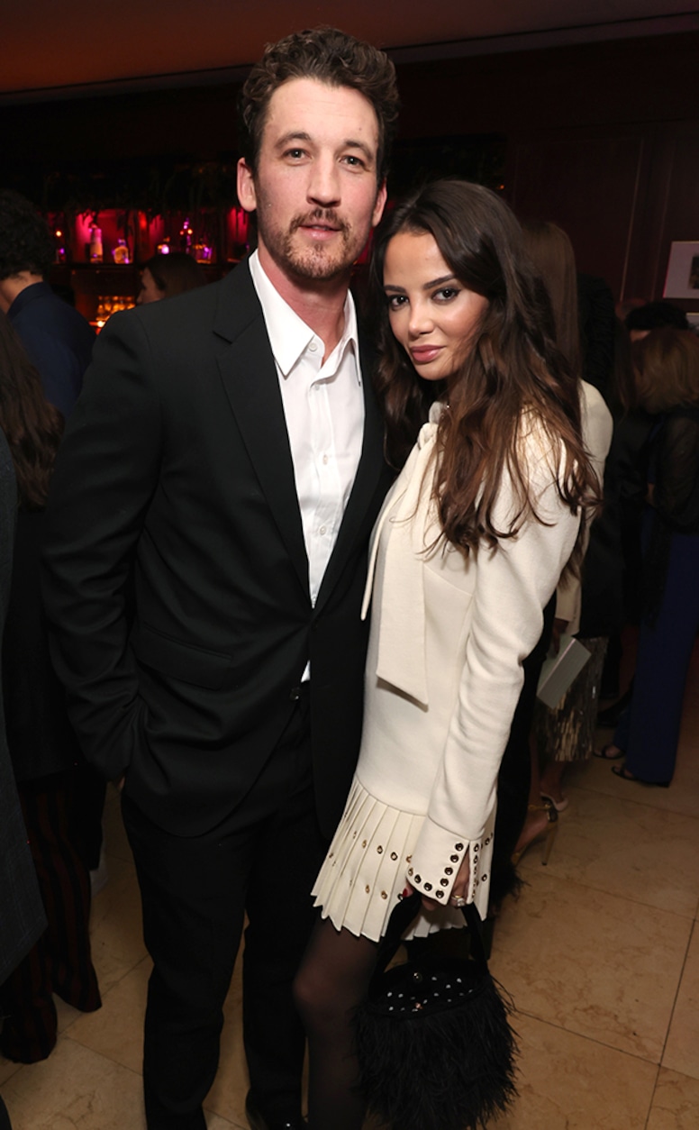 2023 Pre-Oscar CAA Party, Miles Teller, Keleigh Sperry Teller