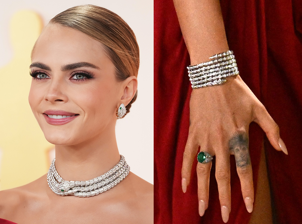 Cara Delevingne, 2023 Oscars, 2023 Academy Awards, Jewelry