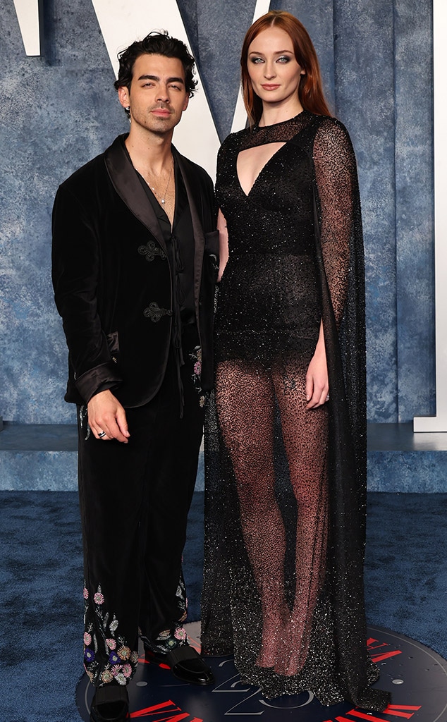 Joe Jonas and Sophie Turner, 2023 Vanity Fair Oscar Party