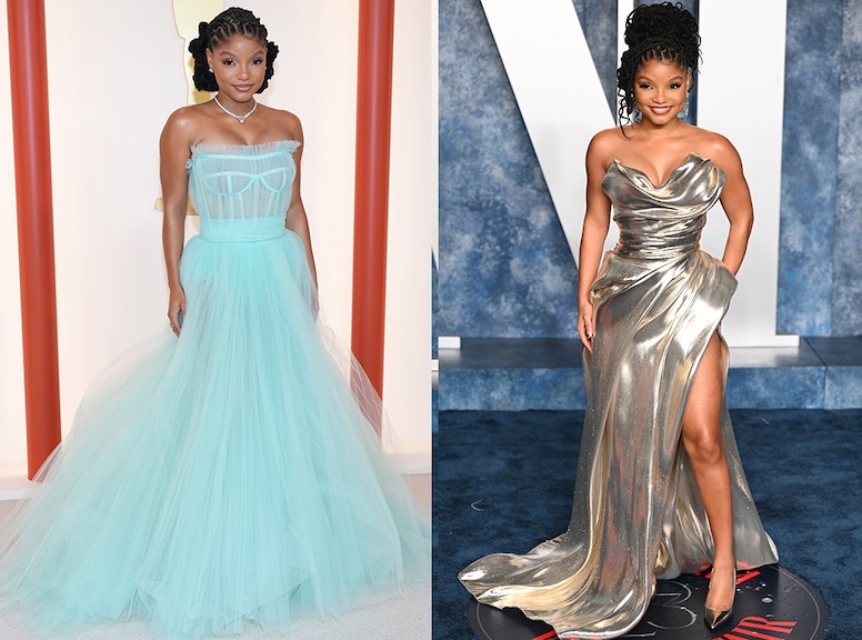 Halle Bailey, Gallery Oscars Outfit Changes 