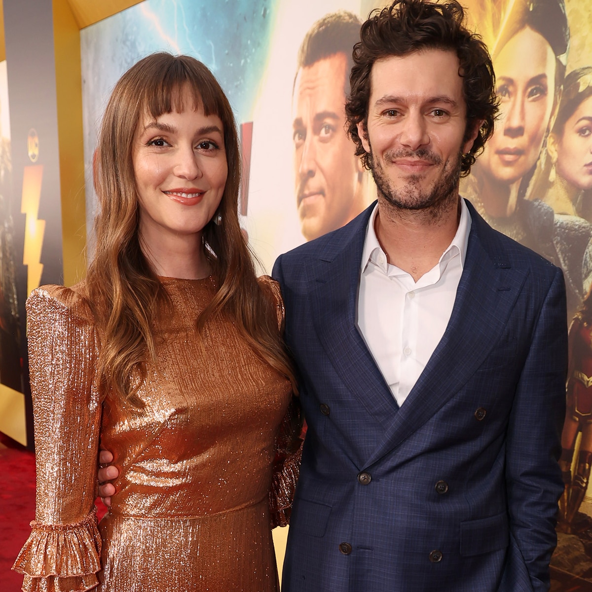 Leighton Meester, Adam Brody, Shazam! Fury of the Gods Premiere