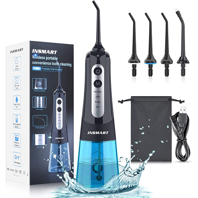 Miracle Smile Deluxe Pro Water Flosser Portable Rechargeable READ DETAILS