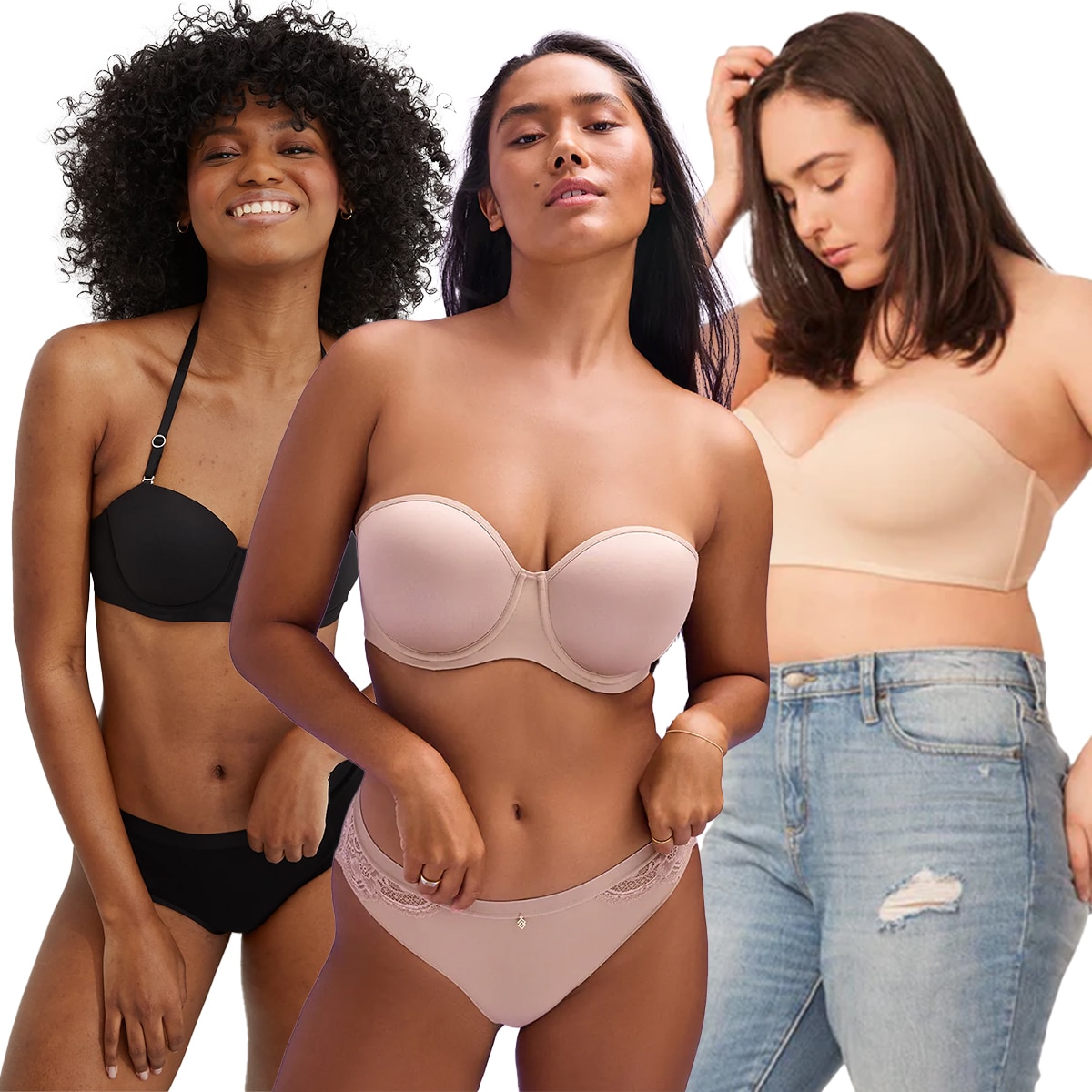 E-Comm: best strapless bras