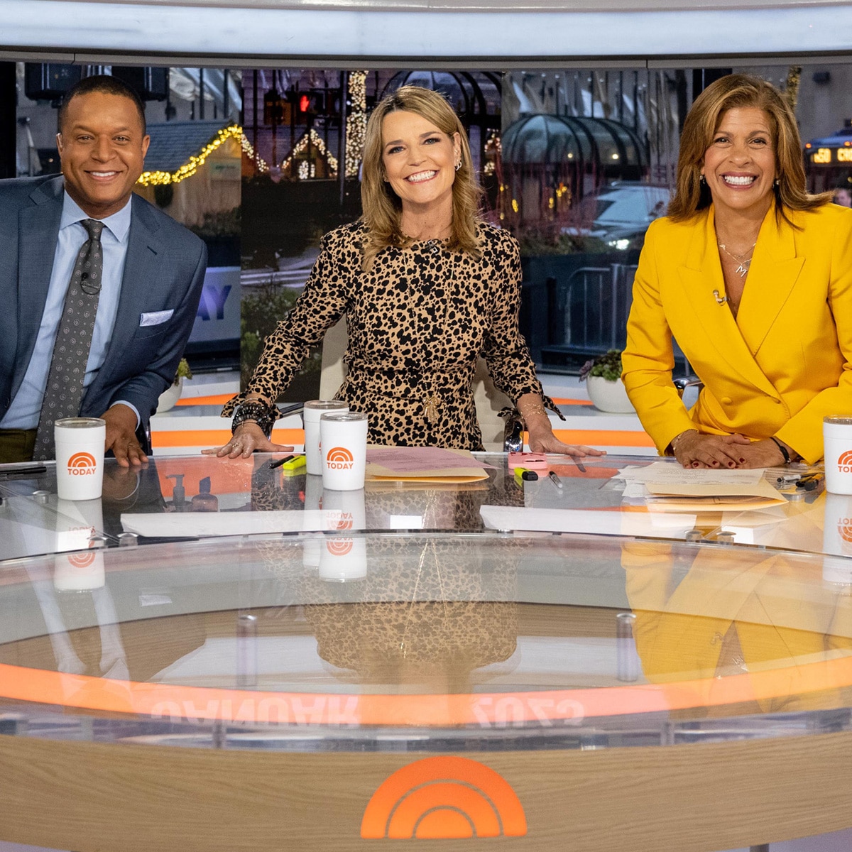 Craig Melvin, Savannah Guthrie, Hoda Kotb, TODAY