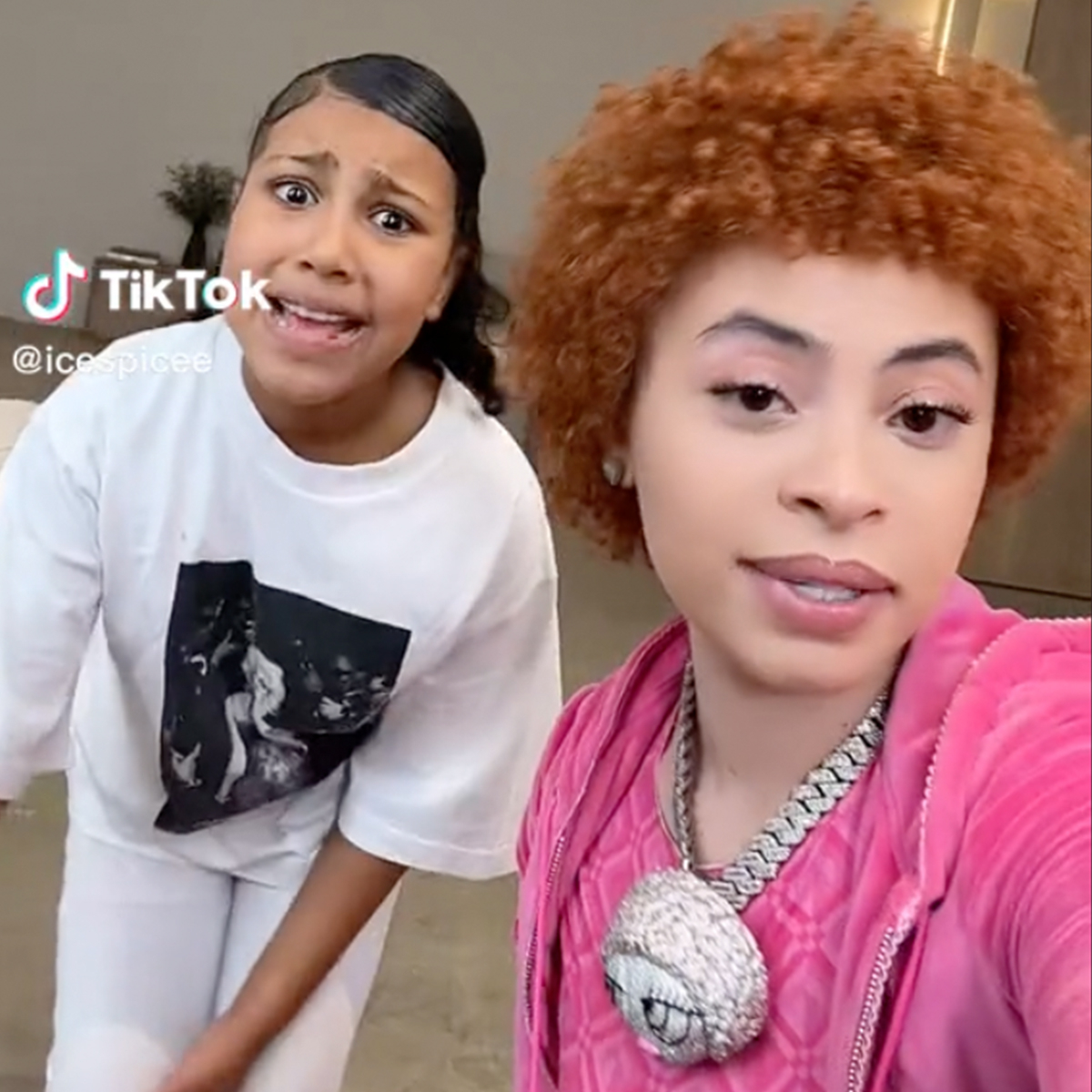 North West and Ice Spice Dance Together and Raid the Fridge in Home TikTok Video – E! Online