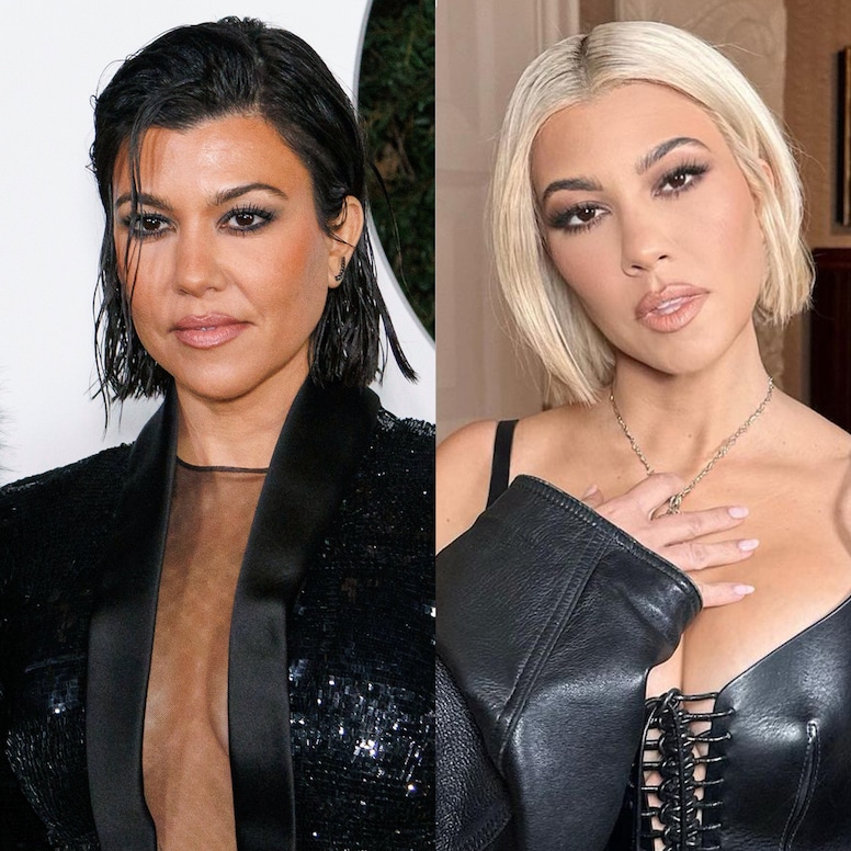 Kourtney Kardashian, Hair Transformation