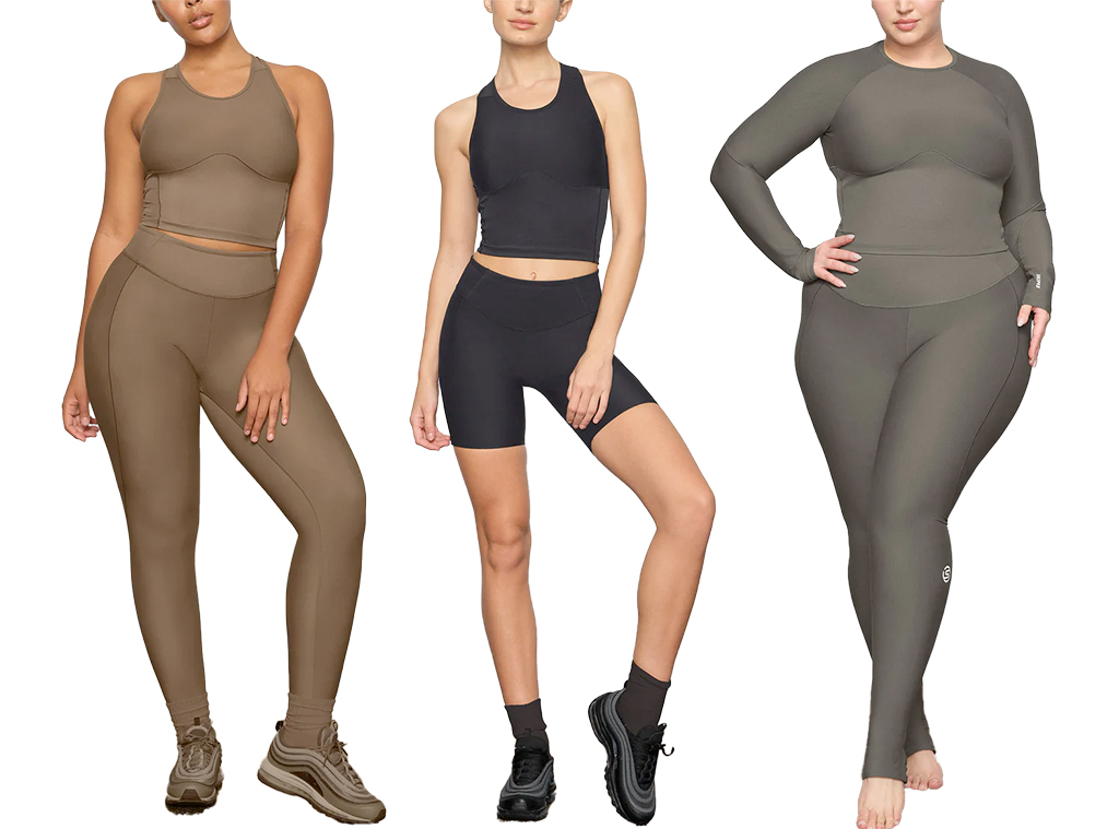 I weigh 150 lbs & did a Skims activewear haul - the leggings cost