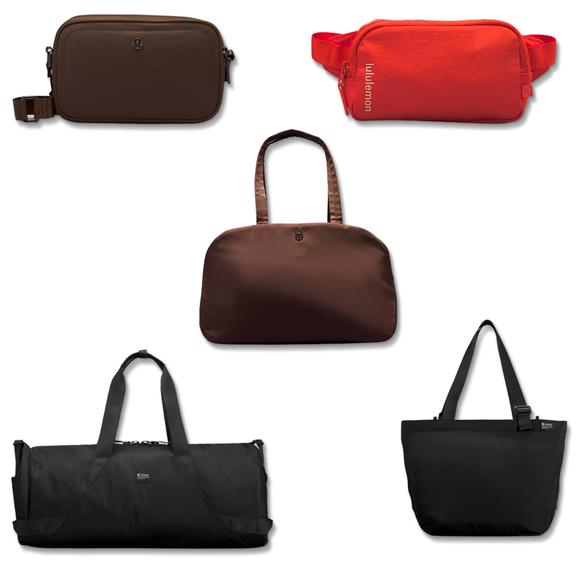  Lululemon Reusable Tote Carryall Handbag (Red) : Home
