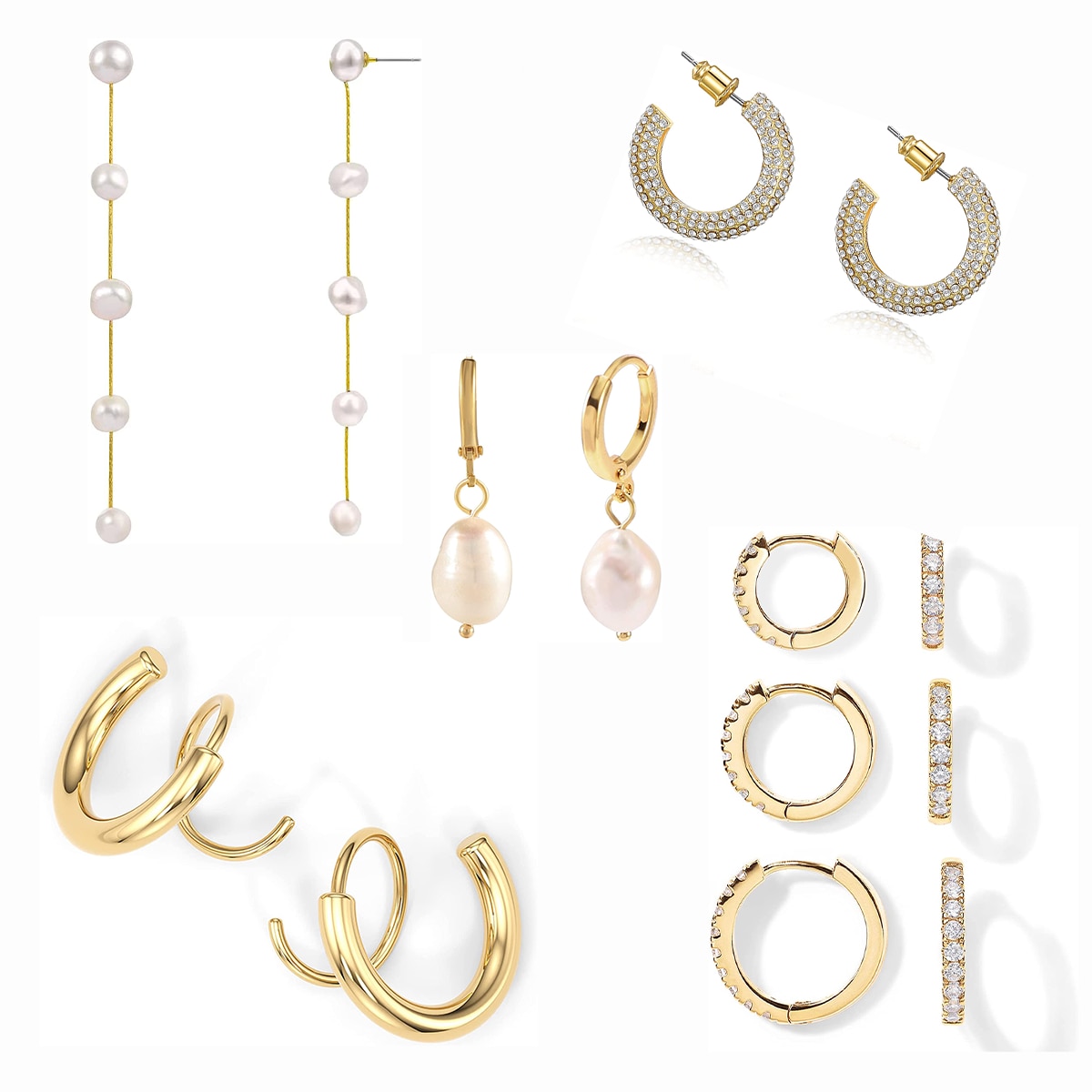 Brass Sunray Hoop Earrings  FINAL SALE  Belle à Nouveau