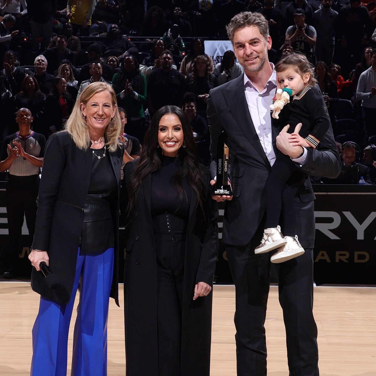 Cathy Engelbert, Vanessa Bryant, Paul Gasol