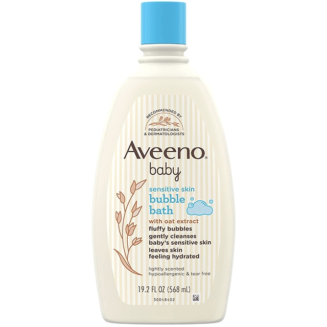 Aveeno Baby Sensitive Skin Bubble Bath With Oat Extract