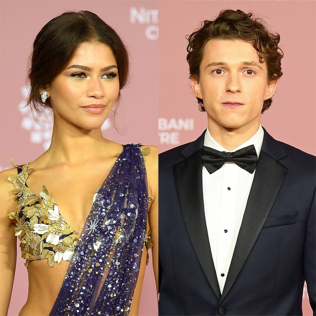 Zendaya Sparkles on Night Out With Tom Holland at Event in India