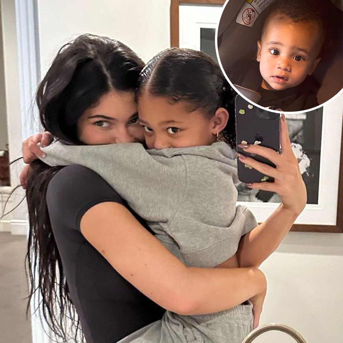 Kylie Jenner Shows Son Aire in TikTok Videos at His Cousin's Birthday Party