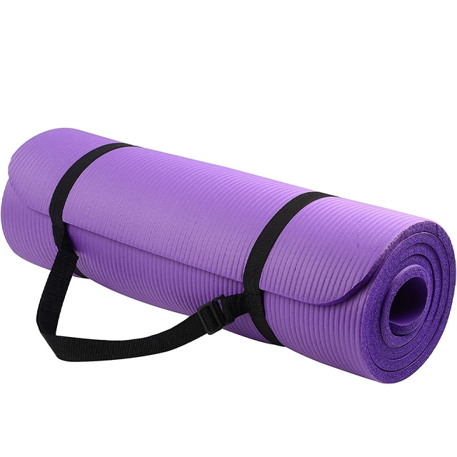 Gaiam Breathable Mat Bag Asst Black/Purple