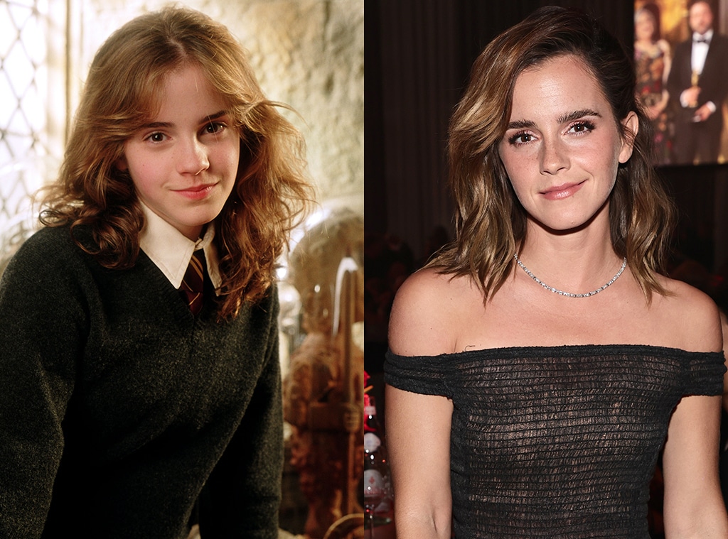 Emma Watson, Harry Potter, Then and Now