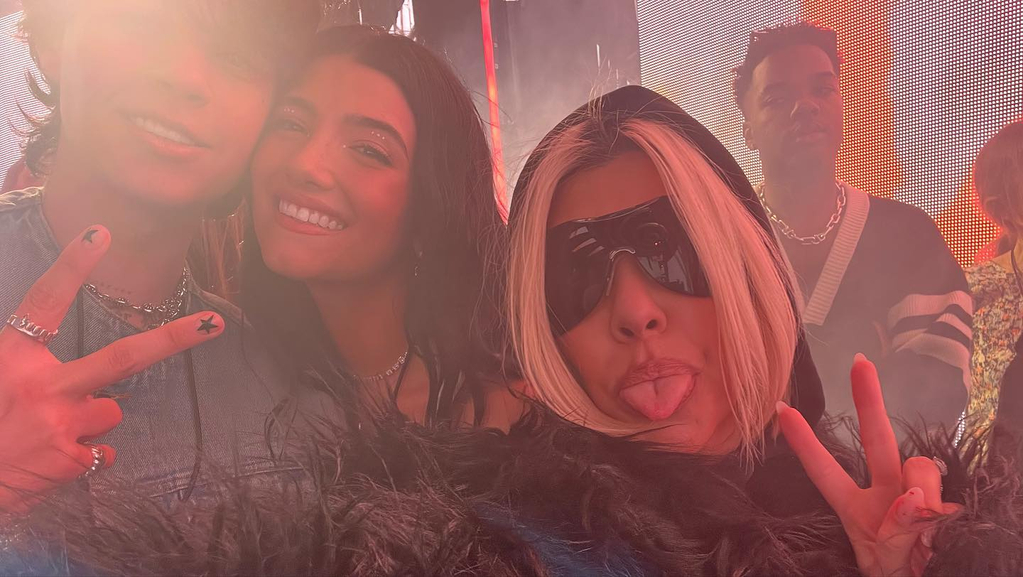 Kourtney Kardashian, Landon Barker, Charli DAmelio, Coachella 2023