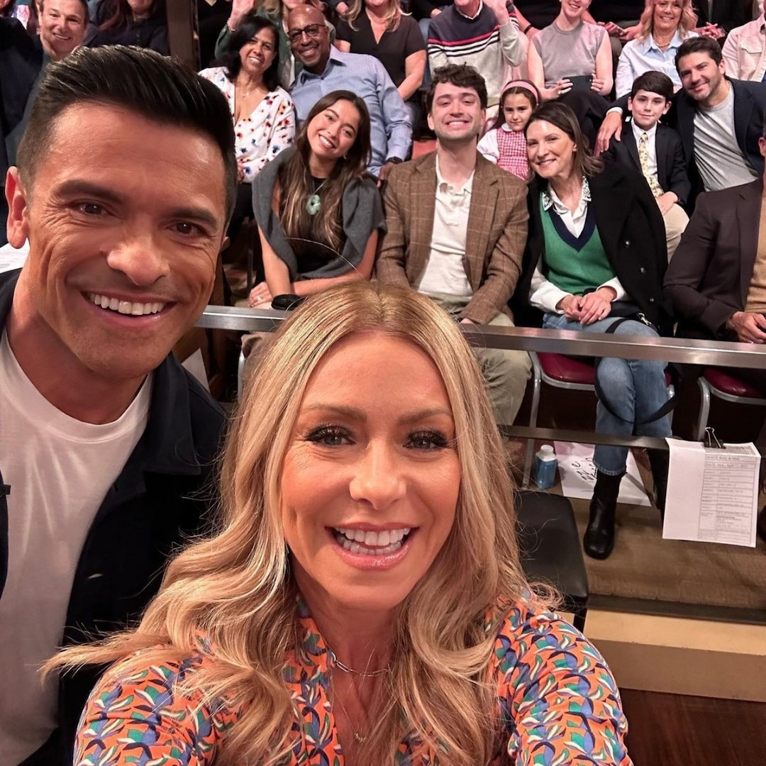 Lola Consuelos Supports Parents Kelly Ripa and Mark Consuelos at Live With Kelly and Mark Debut