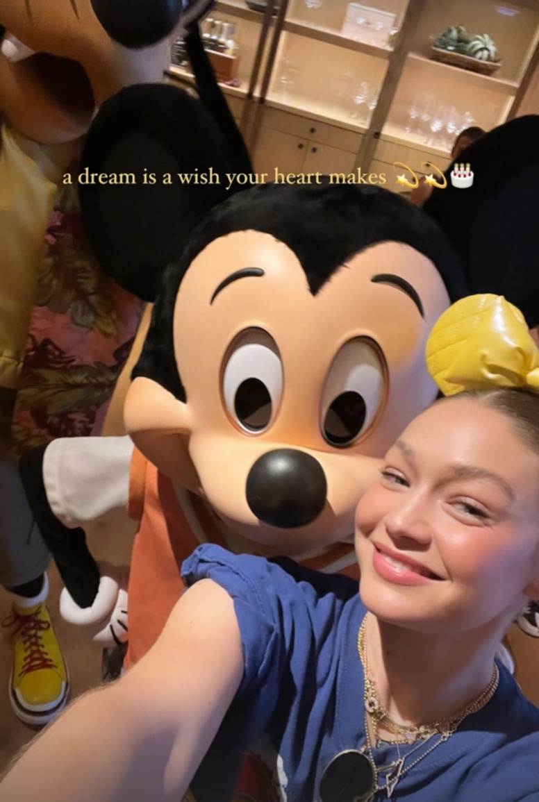 Gigi Hadid, 28th Birthday celebration at Disney